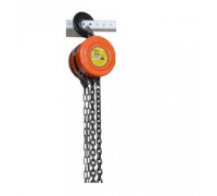 Лебедка механическая подвесная с фиксацией цепи натяжения, 2т (длина цепи - 3м)