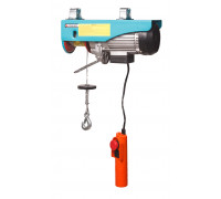 Таль подвесная 250/500 кг (220V, 1000W, высота подъема: 250кг - 12м, 500кг - 6м)