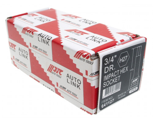 Головка торцевая 3/4" HEX H27 ударная L=88мм JTC