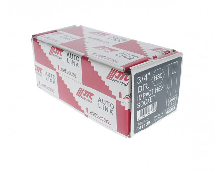 Головка торцевая 3/4" HEX H30 100мм ударная JTC, JTC-641130