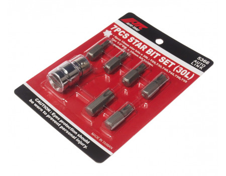 Набор бит 1/2" TORX Т25-55 7 предметов JTC, JTC-5366