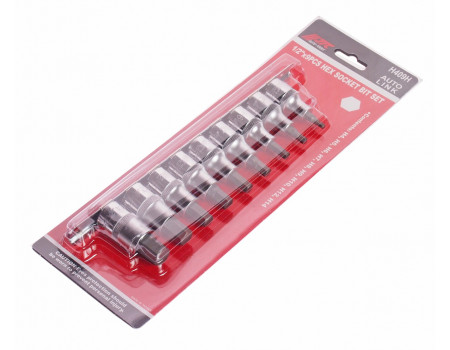 Набор бит-головок 1/2" HEX H4-H14 9 предметов JTC, JTC-H409H