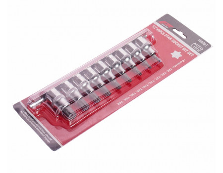 Набор бит-головок 1/2" TORX T20-T60 9 предметов JTC, JTC-H409T