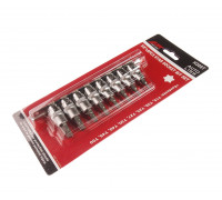 Набор бит-головок 3/8" TORX T15-T50 8 предметов JTC