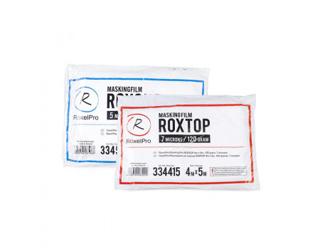 Маскирующая плёнка ROXTOP 4м х 5м, 120г, 7 микрон, инд.упаковка, 334415