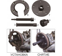 Набор инструментов для демонтажа шкива привода насоса водяного (FORD,MAZDA 2.5/3.0) JTC
