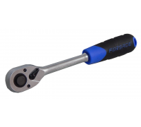 Трещотка реверсивная с резиновой ручкой 1/2"(L-260мм, 45зуб)