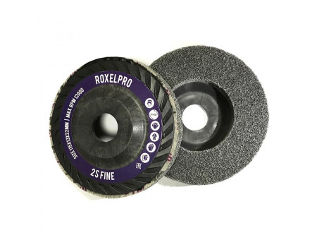 Нетканый прессованный круг ROXPRO 115*6*22mm, Trimmable, 3S, Fine, 144224