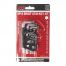 Набор ключей TORX T10-Т50 Г-образных 9 предметов JTC, JTC-5354