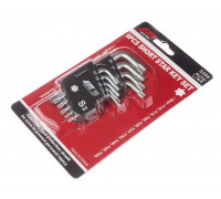 Набор ключей TORX T10-Т50 Г-образных 9 предметов JTC