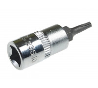 Бита-головка 1/4" TORX T10Hх37мм с отверстием JTC