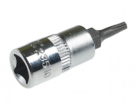 Бита-головка 1/4" TORX T10Hх37мм с отверстием JTC, JTC-23510