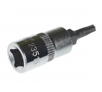 Бита-головка 1/4" TORX T15Hх37мм с отверстием JTC