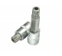 Головка-бита SPLINE 12-лучевая M16 с отверстием 1/2" (L-55мм)
