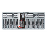 Набор головок глубоких 14пр.1/2" (10,12-15,17,19,21-24,27,30,32мм) в лотке