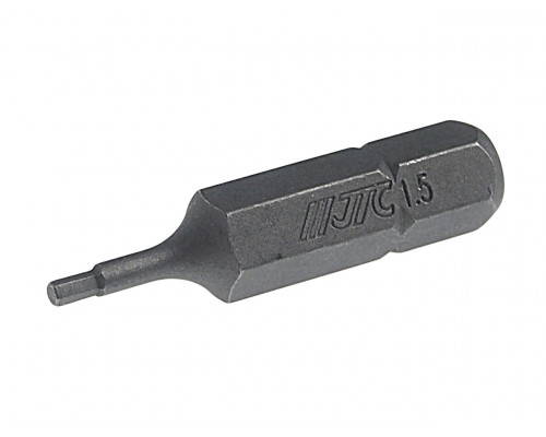 Бита HEX H1.5х30мм 1/4" JTC