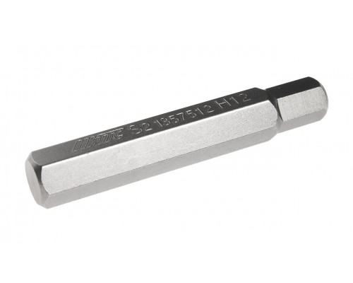 Бита HEX H12х75мм 10мм удлиненная S2 JTC