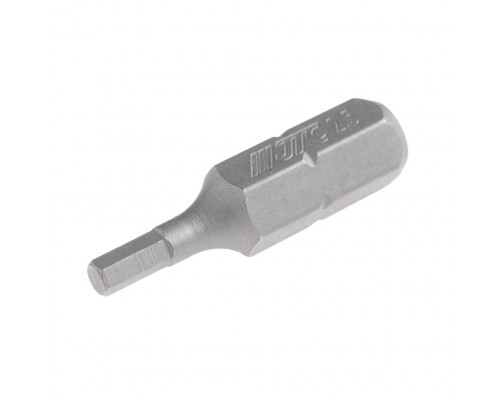 Бита HEX H2.5х25мм 1/4" S2 JTC