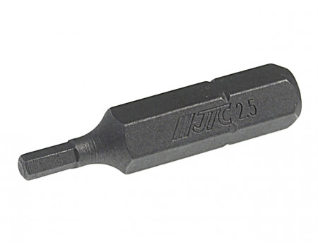 Бита HEX H2.5х30мм 1/4" JTC, JTC-11530025