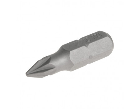 Бита POZIDRIVE PZ1х25мм 1/4" S2 JTC, JTC-11A2501