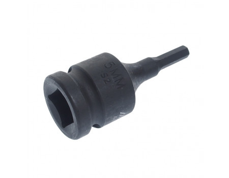 Бита-головка 1/2" HEX H5х25мм ударная L=60мм JTC, JTC-446105