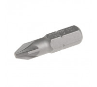 Бита POZIDRIVE PZ2х25мм 1/4" S2 JTC