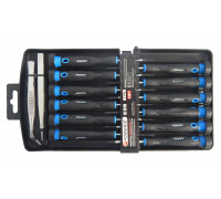 Набор отверток ювелирных с пинцетами 14пр.(SL: 1.5, 2.0, 2.5 PH: 00, 0 ,1 TORX: T5, T6, T7, T8, T9, 