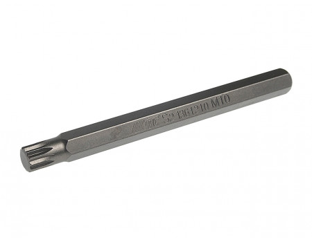 Бита SPLINE M10х120мм 10мм удлиненная JTC, JTC-1361210