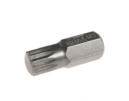 Бита SPLINE M10х30мм 10мм S2 JTC, JTC-1363010