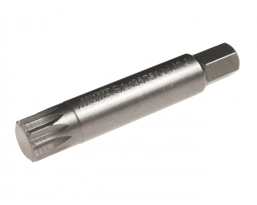 Бита SPLINE M14х75мм 10мм удлиненная S2 JTC