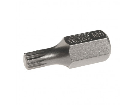 Бита SPLINE M6х30мм 10мм S2 JTC, JTC-1363006