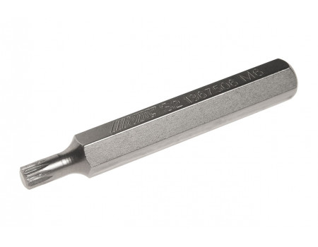 Бита SPLINE M6х75мм 10мм удлиненная S2 JTC, JTC-1367506