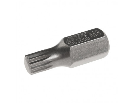 Бита SPLINE M8х30мм 10мм S2 JTC, JTC-1363008