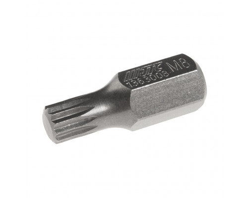 Бита SPLINE M8х30мм 10мм S2 JTC