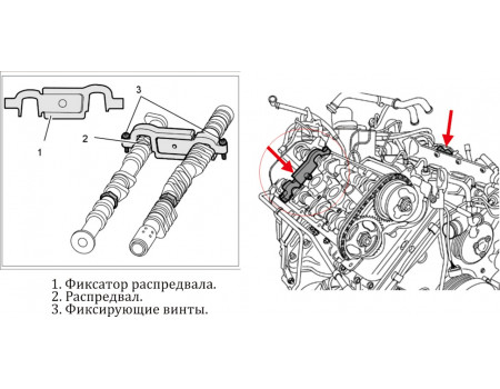Фиксатор распредвала (PORSCHE Cayenne 4.5/4.8 AUDI Q7) JTC, JTC-4031