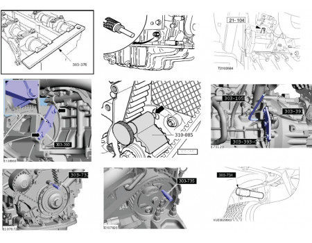 Фиксатор распредвала для установки фаз ГРМ (FORD, MAZDA) JTC, JTC-4676