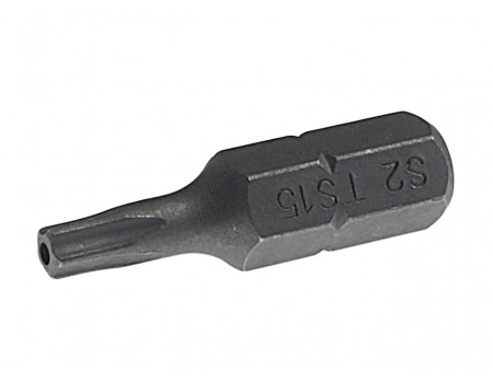 Бита TORX TS15Hх25мм 1/4" 5-ти гранная с отверстием JTC, JTC-1192515