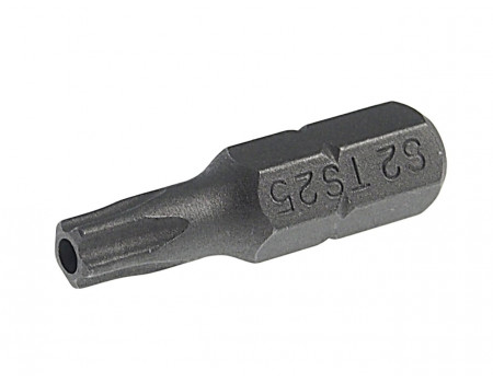 Бита TORX TS25Hх25мм 1/4" 5-ти гранная с отверстием JTC, JTC-1192525