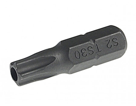 Бита TORX TS30Hх25мм 1/4" 5-ти гранная с отверстием JTC, JTC-1192530