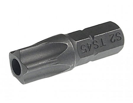 Бита TORX TS45Hх25мм 1/4" 5-ти гранная с отверстием JTC, JTC-1192545