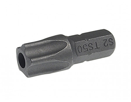 Бита TORX TS50Hх25мм 1/4" 5-ти гранная с отверстием JTC, JTC-1192550