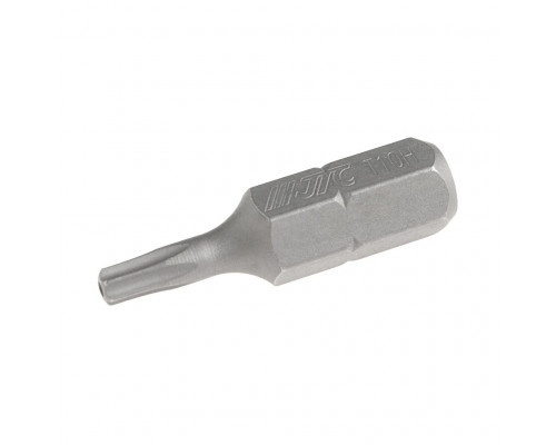 Бита TORX Т10Hх25мм 1/4" S2 JTC