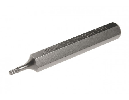 Бита TORX Т10х75мм 10мм удлиненная S2 JTC, JTC-1337510