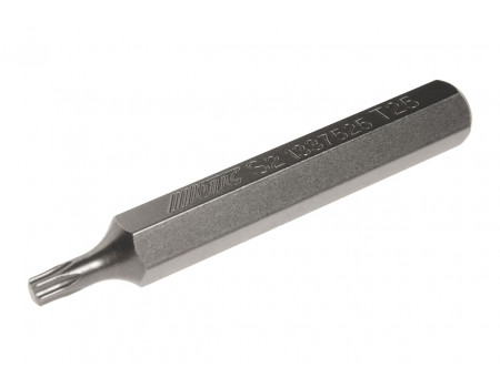Бита TORX Т25х75мм 10мм удлиненная S2 JTC, JTC-1337525