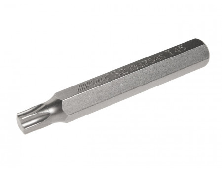 Бита TORX Т45х75мм 10мм удлиненная S2 JTC, JTC-1337545